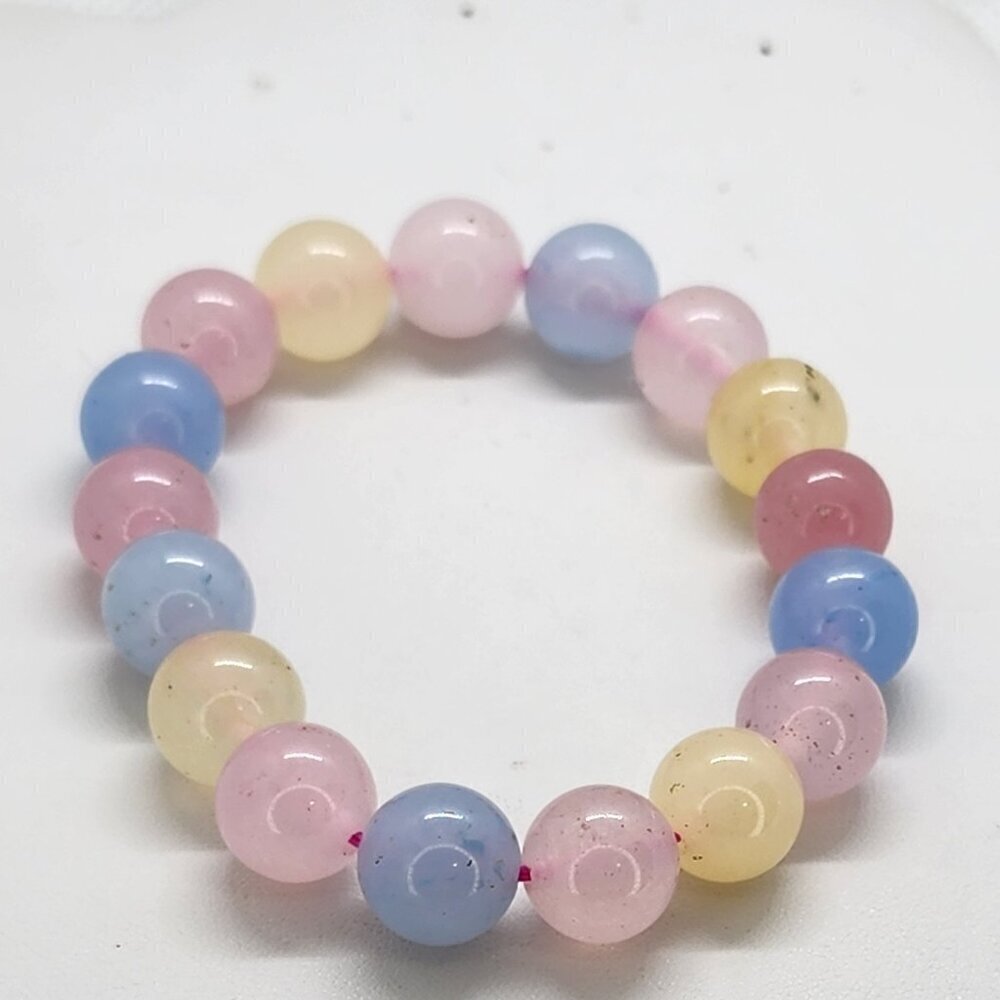 Brand New Multi Light Color Agate Bracelet